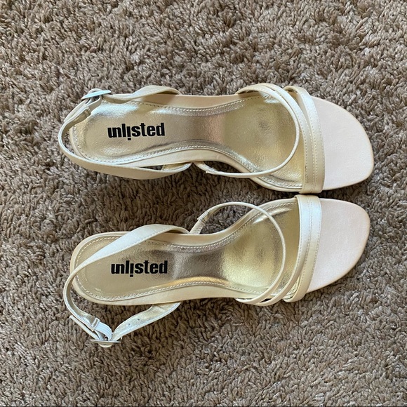 Cream 90s Unlisted Kitten Heels - Picture 3 of 5